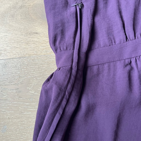 H&M Maxi Dress V Neck Gown with Slit - Picture 4 of 5